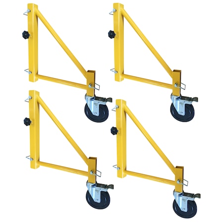 Pro-Series Scaffolding Outriggers 18" with Casters, 4 Pcs. GSORWCS